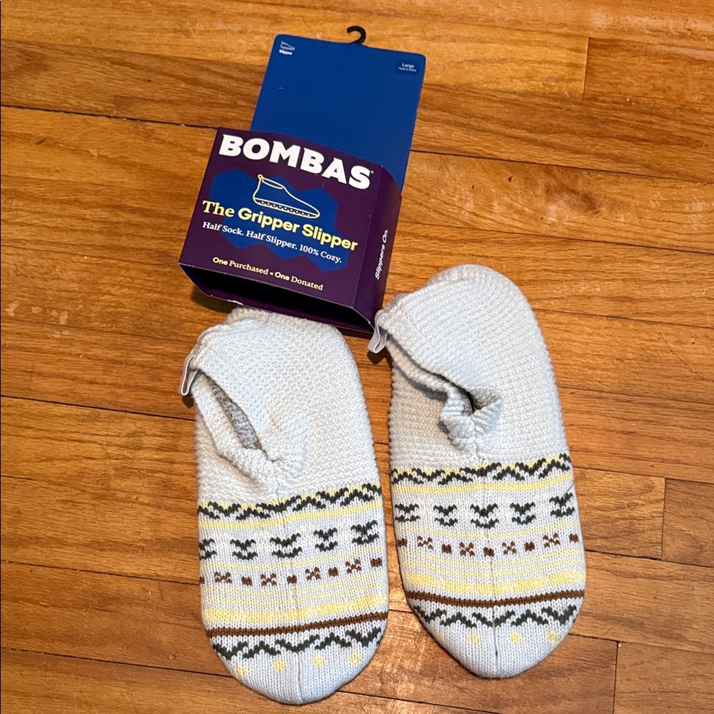Bombas Glacier Blue Gripper Slippers for Women